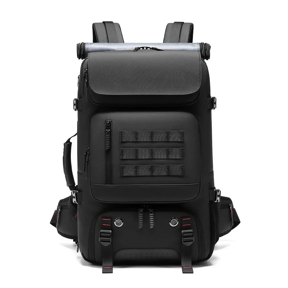 Men's Waterproof 50L Travel Laptop Backpack with Shoe Bag & USB